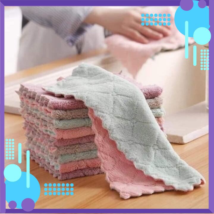 😊 KHĂN LAU ĐA NĂNG 2 MẶT rất tiện lợi cho chị e nội trợ😊👌 5.0