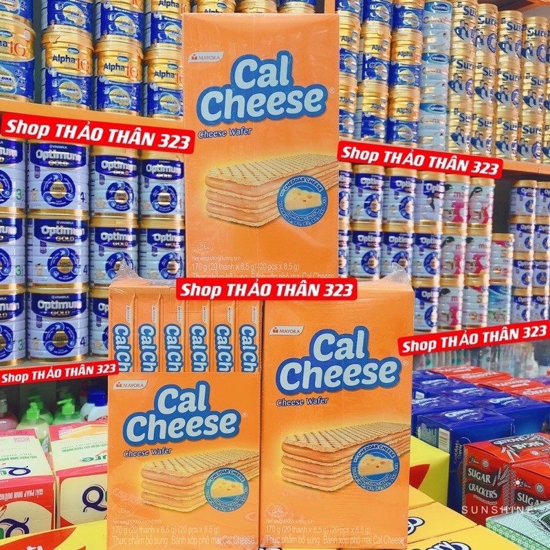 ❤Bánh Xốp Phô mai Cal Cheese 170g (20 thanh X 8,5g) | BigBuy360 - bigbuy360.vn