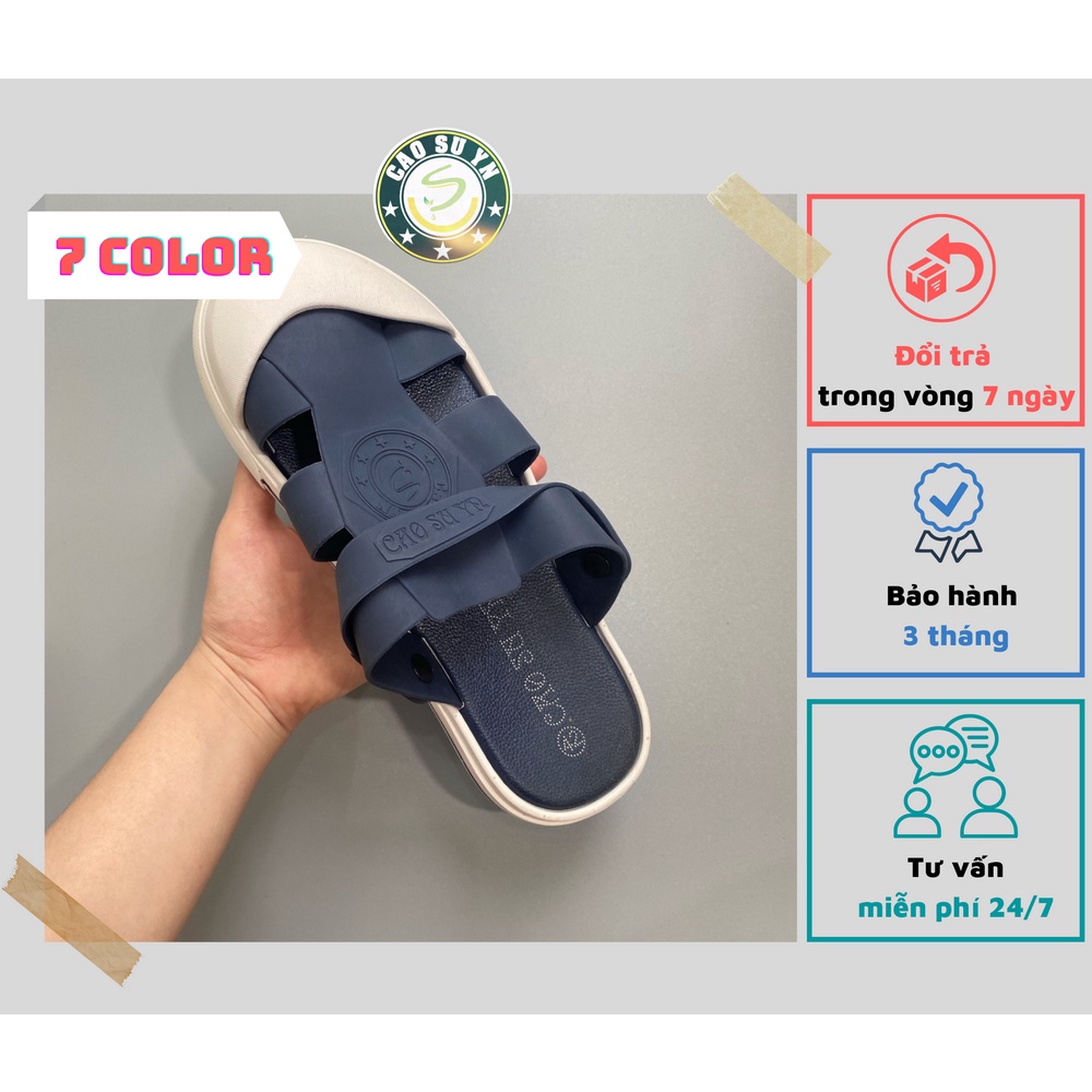 Dép cao su nam,đế cao su non siêu đẹp thiết kế trẻ trung, năng động phù hợp với lứa tuổi học sinh, sinh viên- kiểu Q2