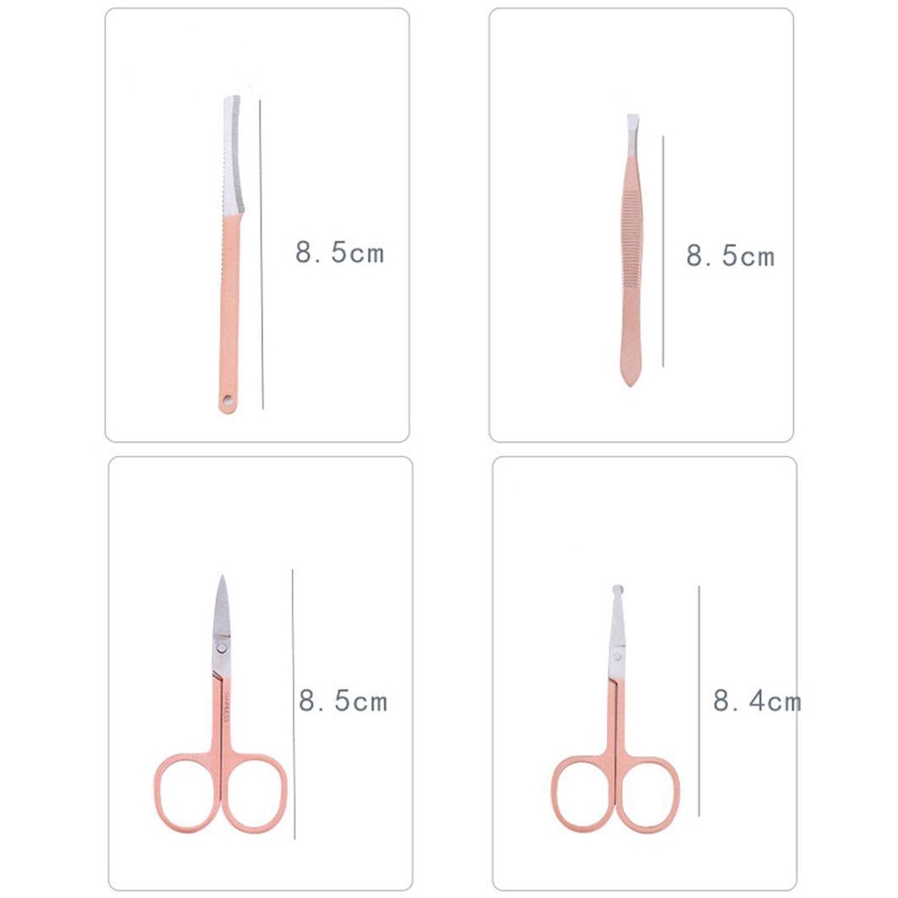 BSUNS Set 7 / 10 / 12 / 16 / 18 Dụng Cụ Làm Móng Bằng Thép Không Gỉ