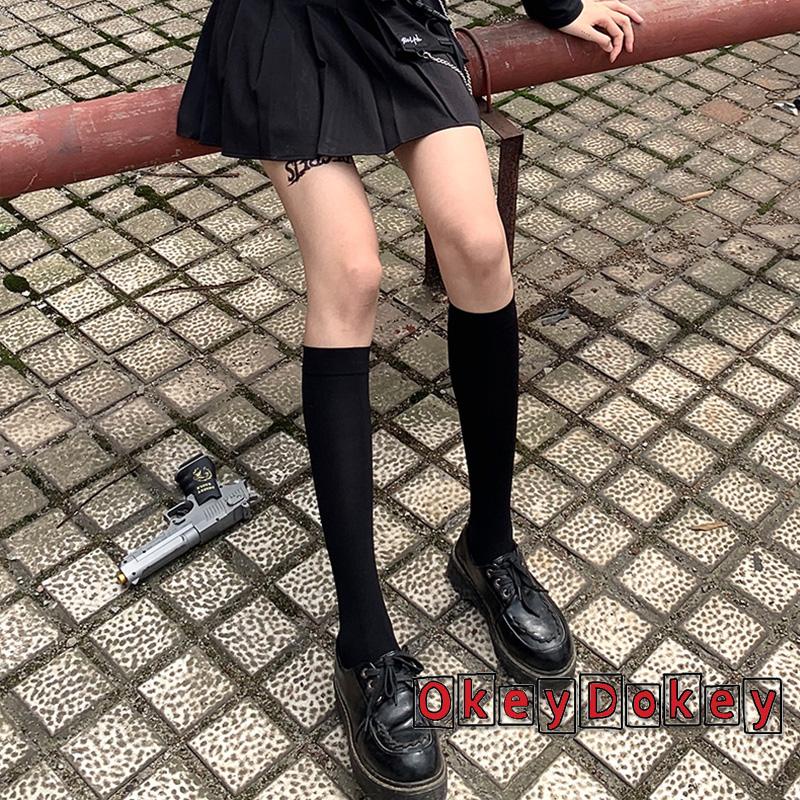 Vớ Dài Đến Đầu Gối Vải Nhung Ấm Áp Thời Trang Cho Nữ