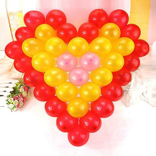 Mô hình lưới giữ bong bóng 38 lỗ hình trái tim dùng trang trí xe cưới