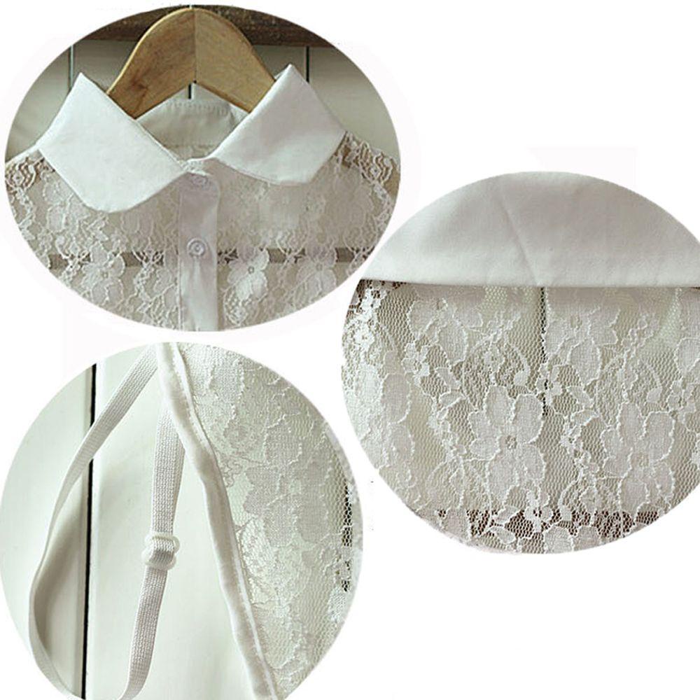 Pinevn sai collar blouse phụ kiện quần áo cổ điển