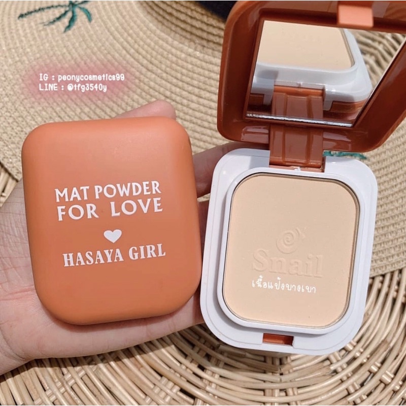Phấn phủ nén siêu mịn Hasaya Girl Matte Powder For Love