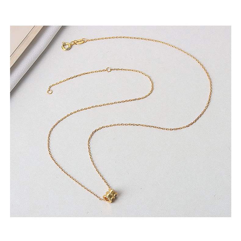 [FreeShip] Dây chuyền nữ titan rãnh hình trụ X3-105 - CAM KẾT KHÔNG BAY MÀU