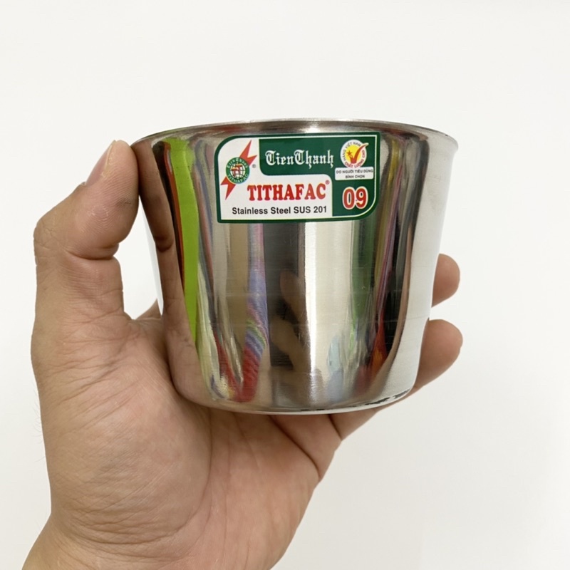 Chung Làm Đá Inox Cao Cấp Không Gỉ Hiệu Tithafac Nhiều Kích Cỡ