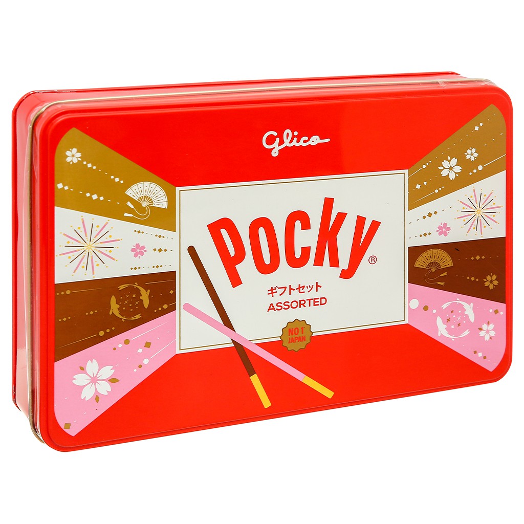 Pocky Glico Hộp Thiếc (Tết