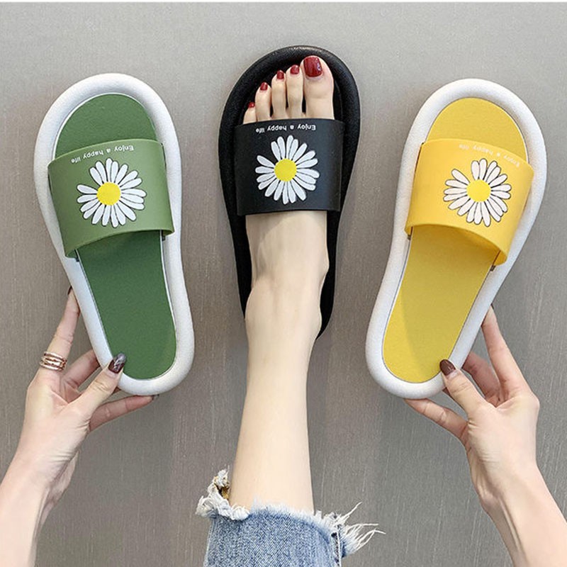 (HÀNG SALE) Dép nữ 💖FREESHIP💖 Dép hoa cúc siêu hot hàng Quảng Châu chuẩn | BigBuy360 - bigbuy360.vn