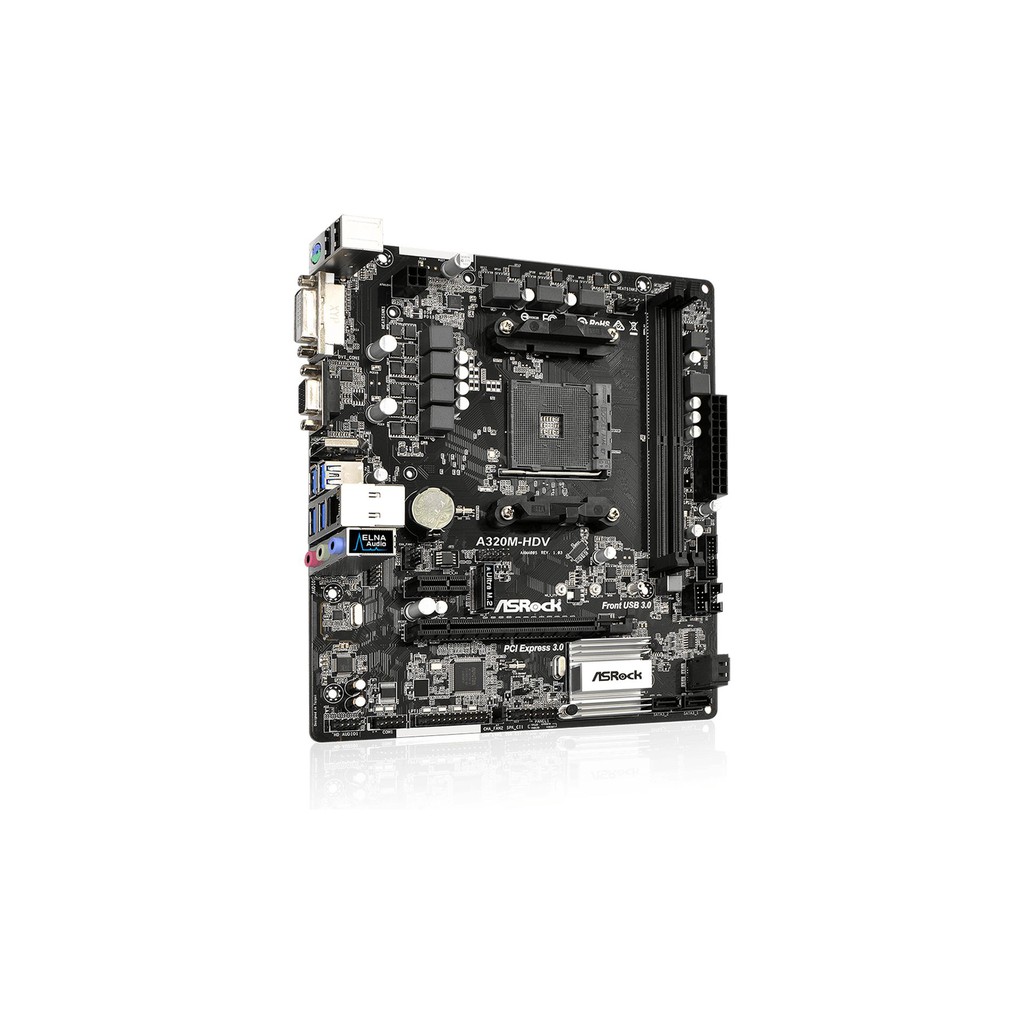 Mainboard ASROCK A320M-HDV R4.0 (AMD A320M, Socket AM4,,m-ATX, 2 khe RAM DDR4)