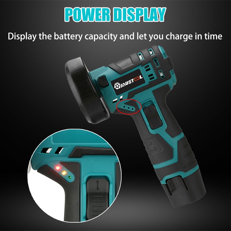 Máy mài góc không chổi than 20000rpm máy đánh bóng không dây mini máy mài cắt kim cương 18vf 2300w