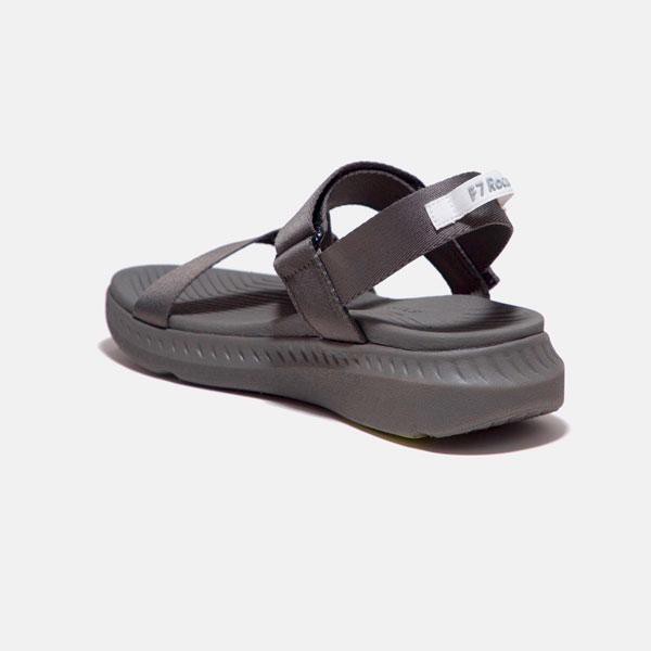 Sandals Shondo F7 Racing đế xám phối xanh dạ quai xám F7R2020