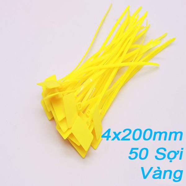 Dây Rút ,Dây Thít Màu 4x200mm - 50 sợi