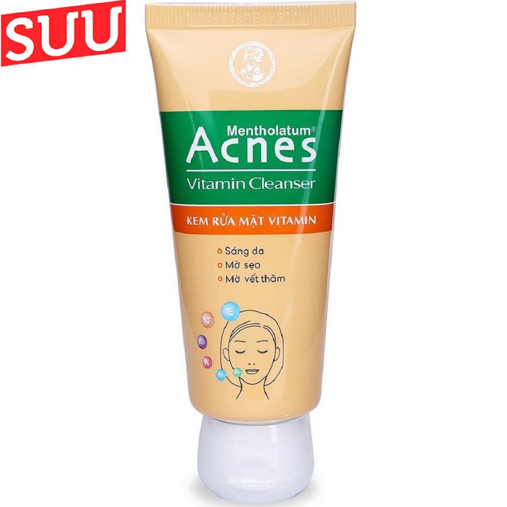 Kem rửa mặt Acnes  50g sáng da mờ sẹo và vết thâm suu.shop cam kết 100% chính hãng