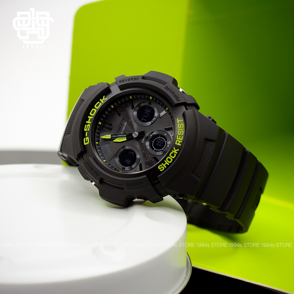Đồng hồ nam Casio G-SHOCK AWR-M100 / AWR-M100SDC-1A chạy bằng năng lượng mặt trời, chống va đập, hàng chính hãng