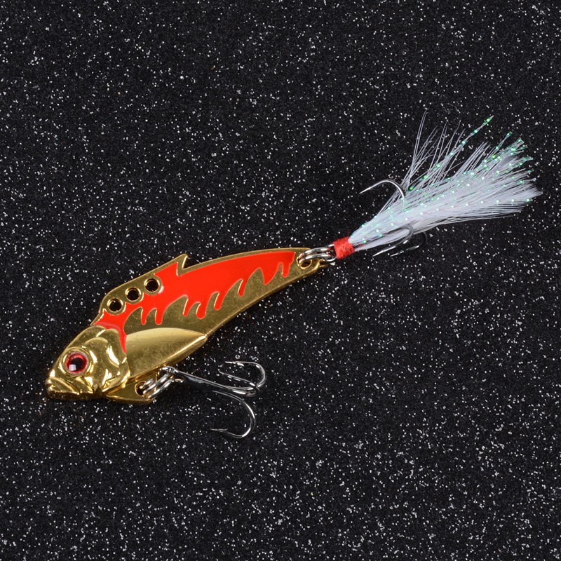 Cá Sắt VIB Đuôi Lông Mẫu Mới Chuyên Đồ Câu Lure Dài 5cm nặng 8g _ Lure _26