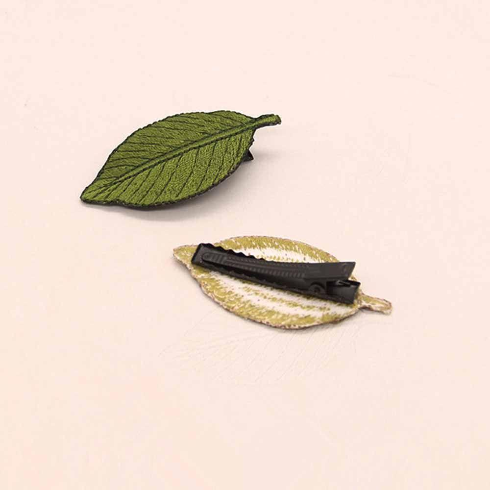Kẹp Tóc Hình Chiếc Lá VANES1 Thời Trang Cho Nữ