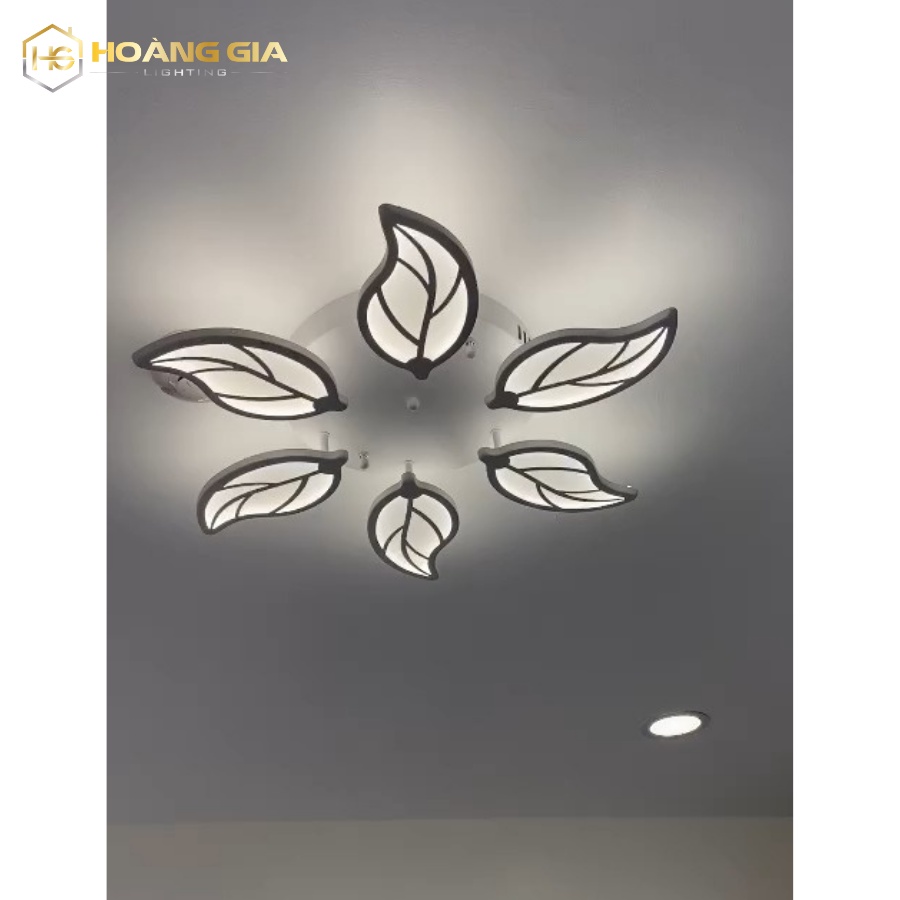 Đèn Ốp Trần - HG Lighting - Hình 6 Cánh Lá Tre - Trang Trí, Thắp Sáng Phòng Khách, Phòng Ngủ, Phòng Bếp