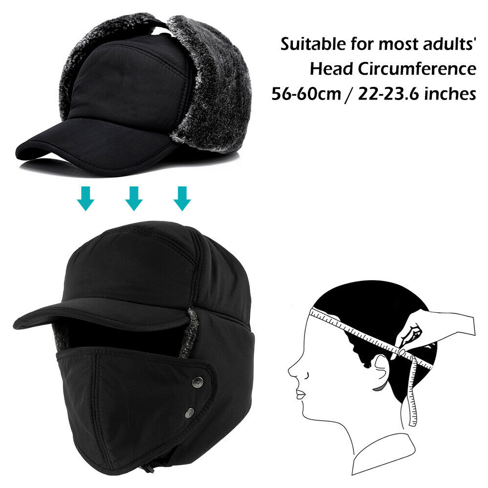Mũ Len Trùm Kín Đầu Và Mặt Chống Gió Thời Trang Mùa Đông Cho Nam Và Nữ