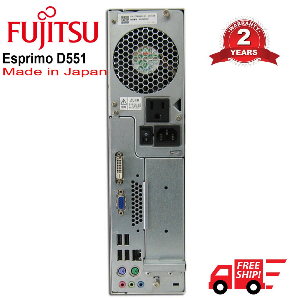 Máy Bộ Nhật Fujitsu D551/Core i7-2600 /4GB/HDD 250GB