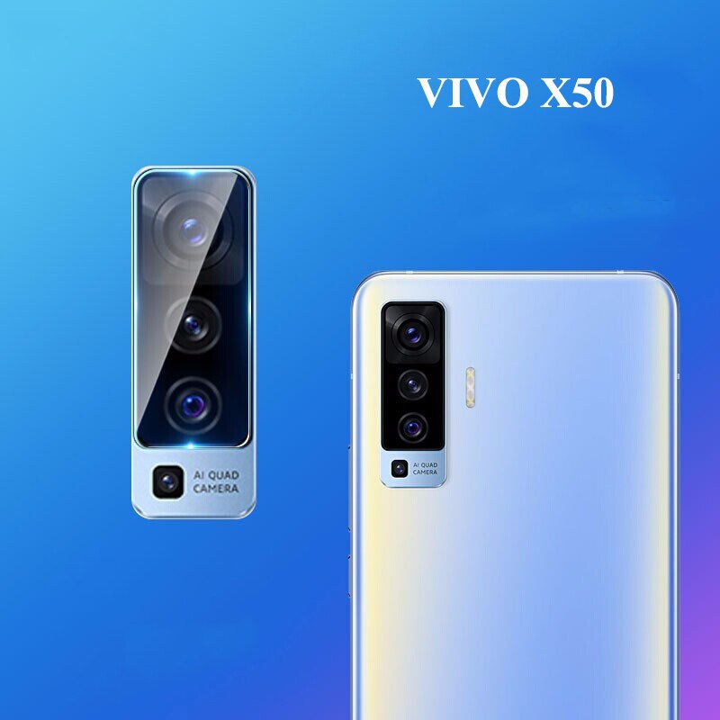 Set 2 Miếng Dán Cường Lực Camera Cho Điện Thoại Vivo X50 Pro Plus X50 Lite X50pro Plus 7h