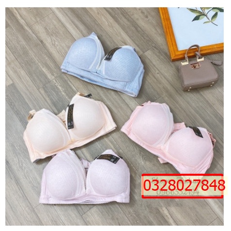 Áo lót bầu thái 527 cực xinh- mềm mịn có cúc mở tiện lợi cho bé tuti