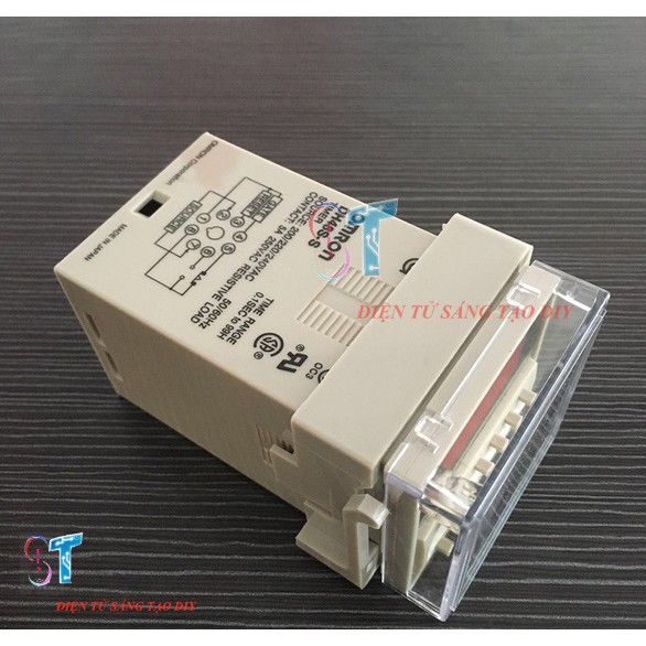 Bộ Relay Thời Gian Timer Omron DH48S-S 220V Hẹn Giờ Bật Tắt Tự Động