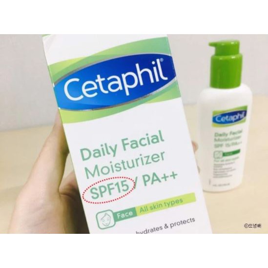 Kem Chống Nắng Dưỡng Ẩm, Diu Nhẹ, Lành Tính Cetaphil Daily Facial Moisturizer SPF15/PA++ 118ml