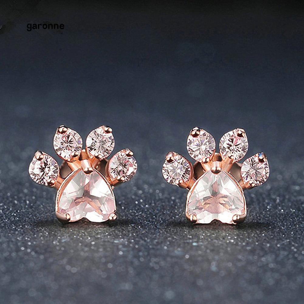 Khuyên Tai Đính Đá Dễ Thương