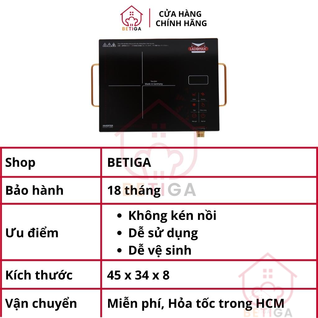 Bếp hồng ngoại đơn không kén nồi Ladomax HA-666 công suất 2200W