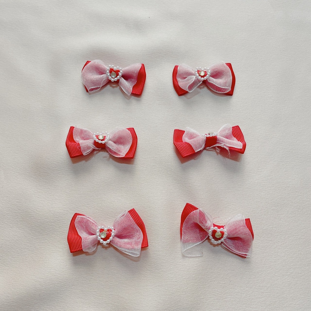 Nơ nhỏ đính trang trí -  PHỤ LIỆU MAY MẶC