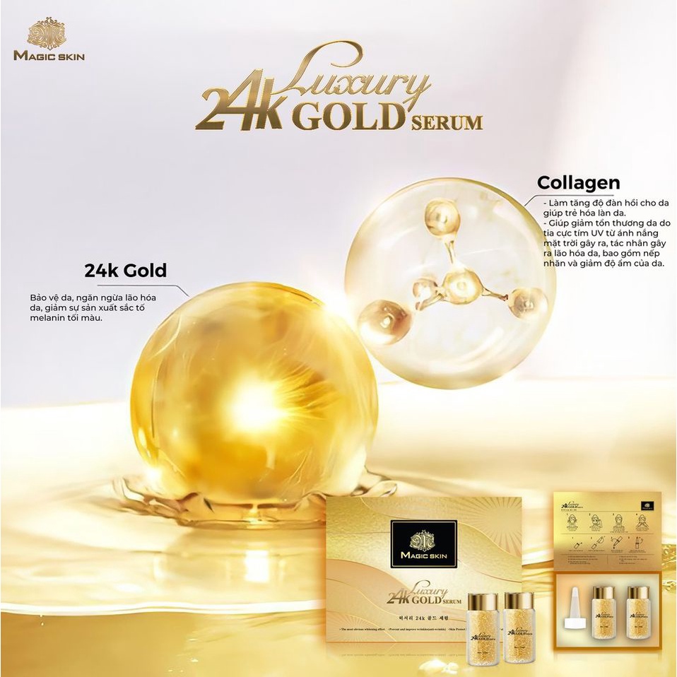 Serum Vàng 24K DƯỠNG DA CĂNG BÓNG MAGICSKIN
