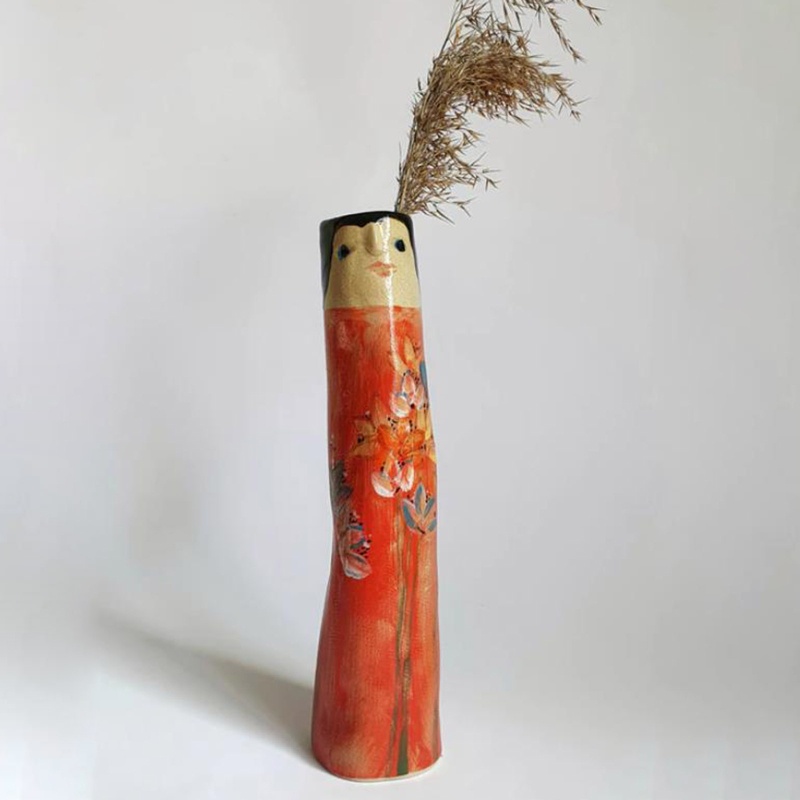 Bình Hoa Để Bàn Trang Trí Phong Cách Trừu Tượng Sáng Tạo