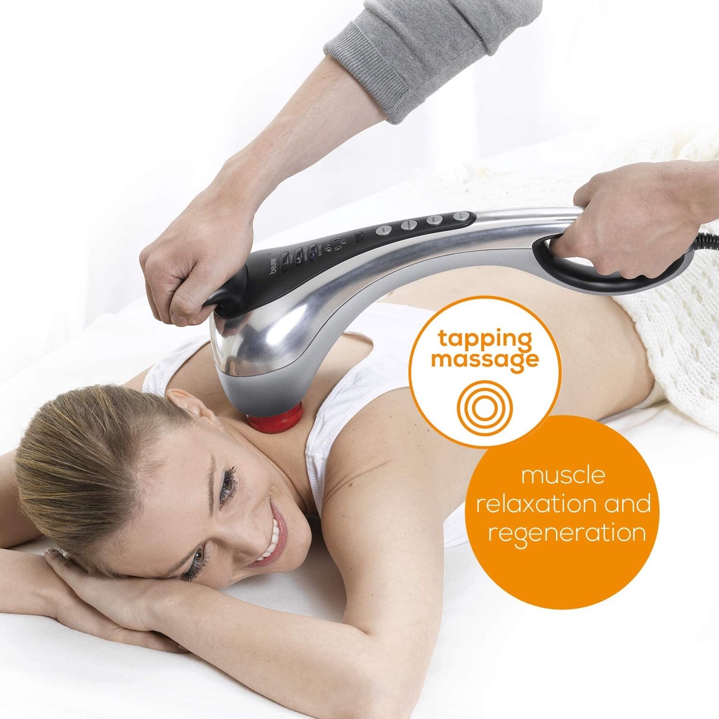Máy Massage Cầm Tay Đèn Hồng Ngoại Beurer MG100 Tích Hợp Công Nghệ Mới Nhất - Hàng Đức CHính Hãng