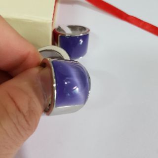Nhẫn nam mặt đá tím