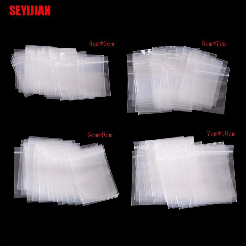 Set 100 Túi Zip Nhựa Dày 0.12mm Tự Khóa Chuyên Dùng