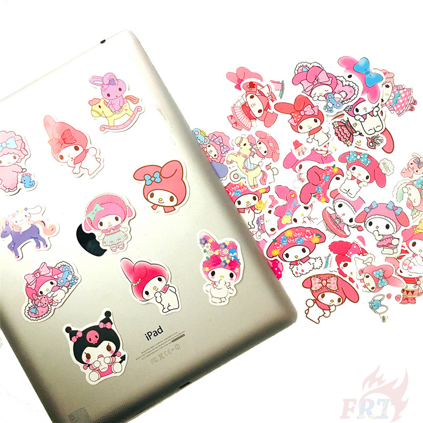 ❉ My Melody Series 03 - Sanrio Character Anime Stickers ❉ 40Pcs/Set DIY Decals Stickers for Album Diary Laptop Scrapbooks Skateboard