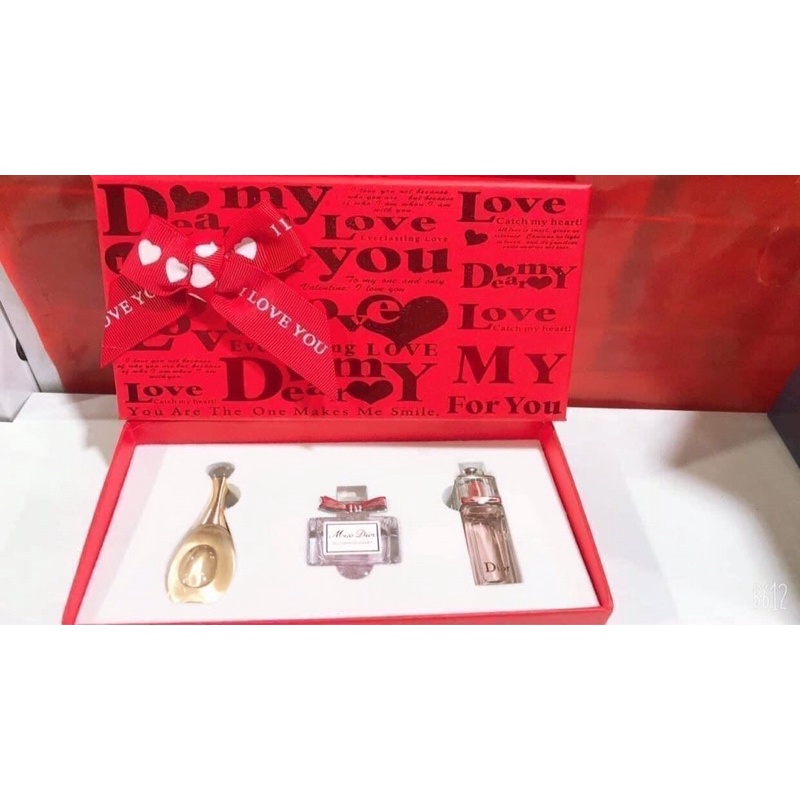[HÀNG ĐỘC] set nước hoa di🌾or mini 5ml 🌺4 mùi xuất sắc - hộp quà sang chảnh🌺 | Thế Giới Skin Care