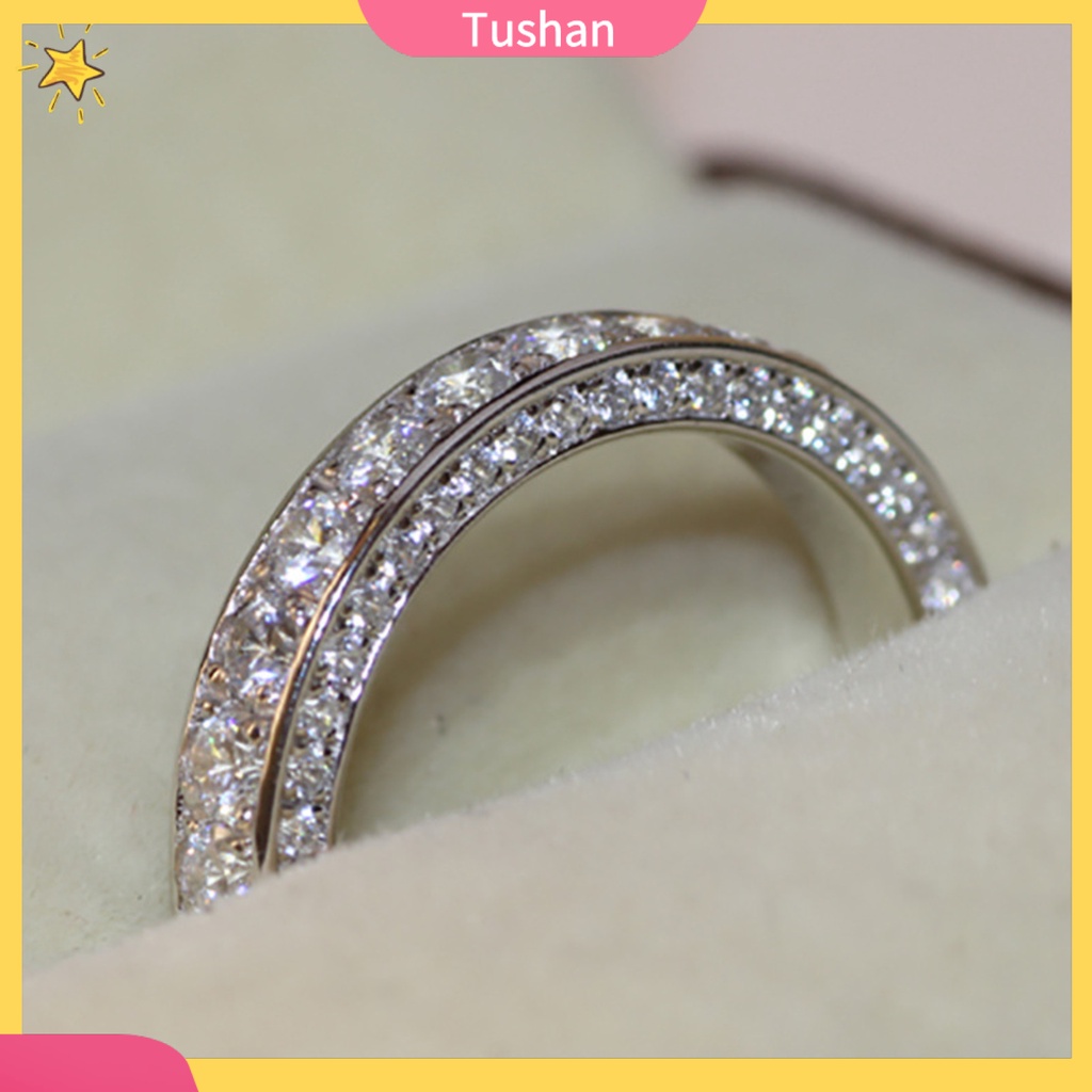 Nhẫn đính đá giả thời trang sang trọng cho nữ