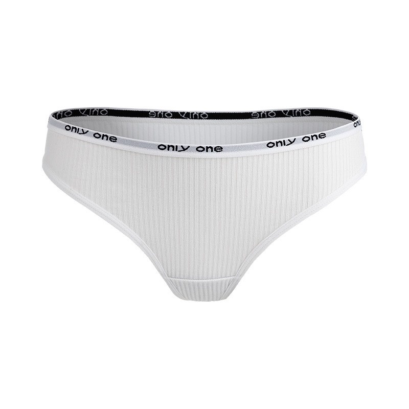 Quần Lót Lọt Khe - Quần Lót Nữ Cotton Lọt Khe cạp chữ ONLY ONE cá tính mã 1501