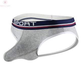 Underwear Backless G-String Machine Washable Men Panties Thong Underpants