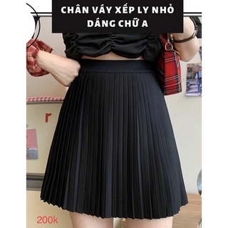 Chân váy quần dập ly