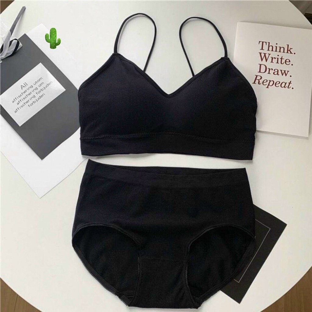 Set bộ thể thao bra nữ chất gân hot