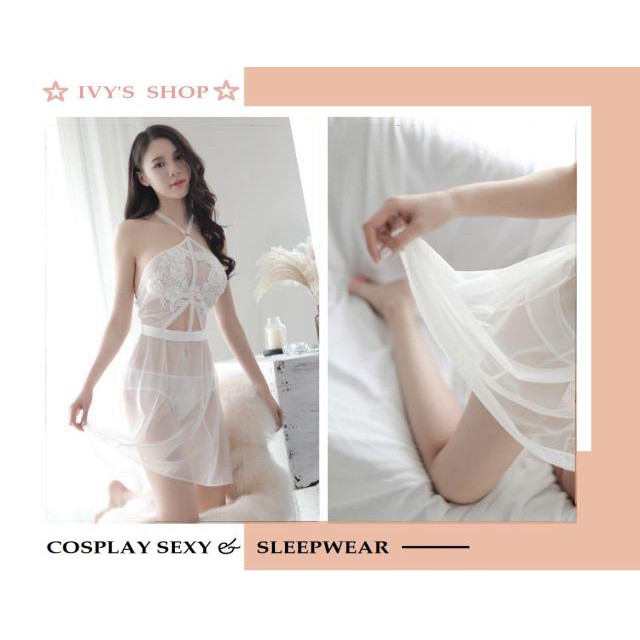 Váy ngủ nữ mặc nhà indoor siêu sexy, mặc là sang, Đầm ngủ dáng xòe kiểu yếm gợi cảm kèm quần chip cao cấp - Mã: VN2000 | BigBuy360 - bigbuy360.vn