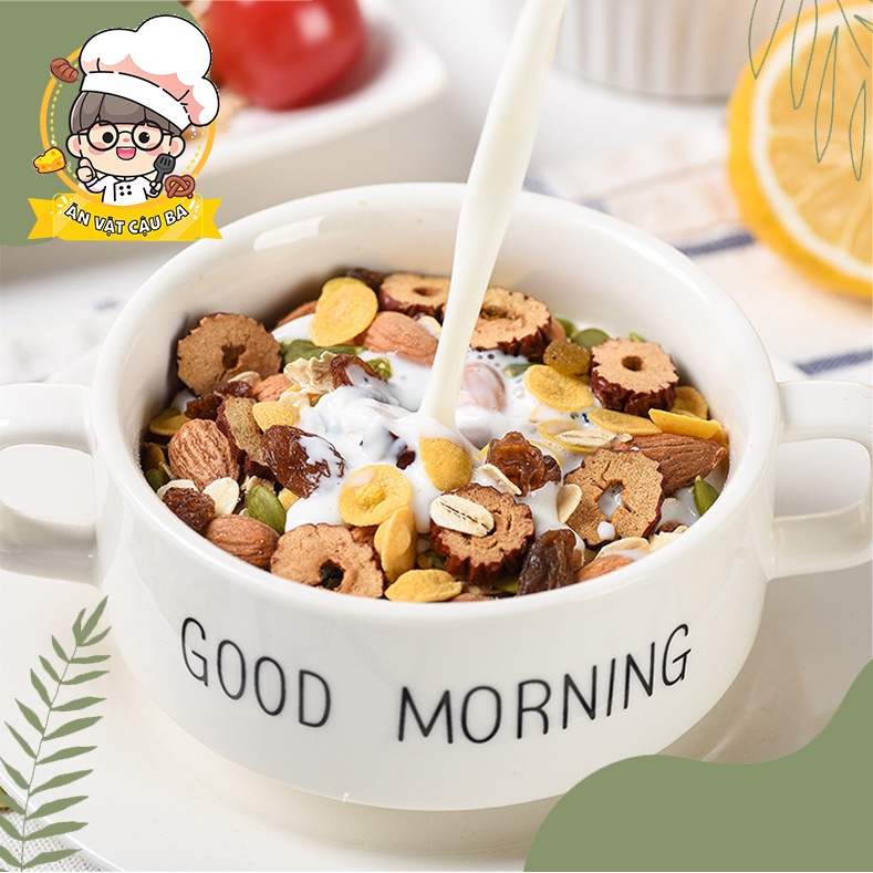 Granola siêu hạt ăn kiêng ngũ cốc giảm cân dinh dưỡng không đường Hàng loại Vip ăn là ưng - Ăn Vặt Cậu Ba Sài Gòn