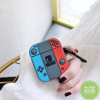 🌟Tặng kèm móc sắt treo - Case Airpod 1 2 3 Pro Máy chơi game Nitendo 🌟Vỏ bao AirPods silicon đựng tai nghe không dây