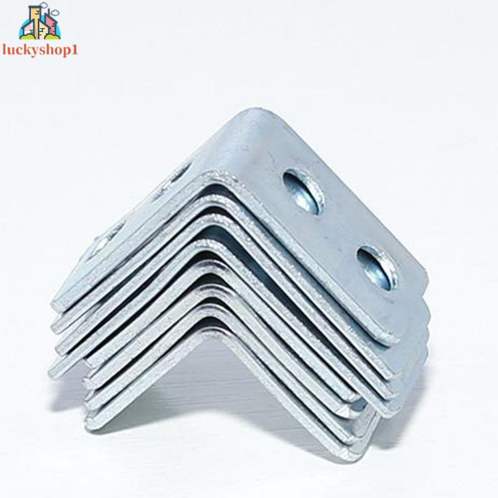 Set 12 Khung Sắt Hình Chữ L Góc 90 Độ Gắn Tường Cố Định Tiện Dụng