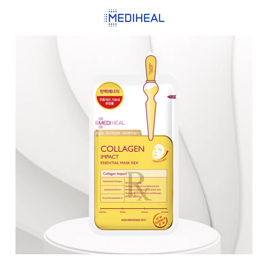 Mặt Nạ Collagen Ngăn Ngừa Lão Hóa Da MEDIHEAL Collagen Impact Essential Mask REX 24ml