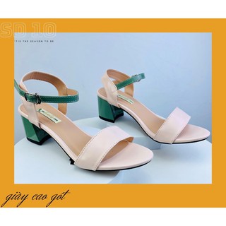 [SALE] Giày cao gót quai ngang đế vuông 5 phân. Sandal cao gót 5 phân chất lượng. Giày cao gót 5 phân thời trang đẹp