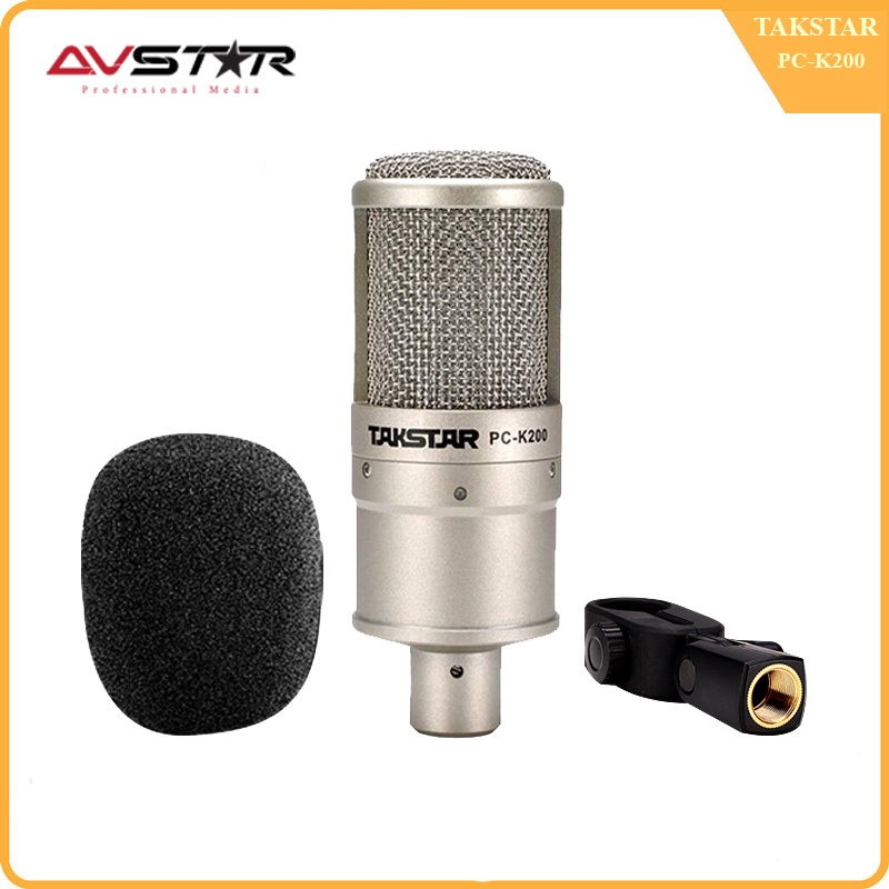 Bộ Mic Livestream Chính Hãng Đầy Đủ Sound Card XOX K10, Mic Takstar PC-K200, Tai Nghe Takstar TS-2260 &amp; Phụ Kiện