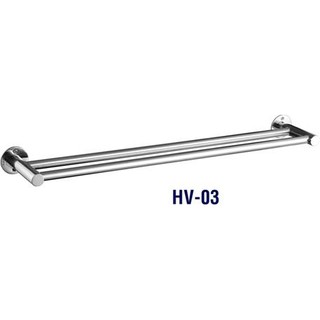 giá treo đồ nhà tắm bát tròn hình đồng tiền , dài 60 cm  inox 304 .MK 085